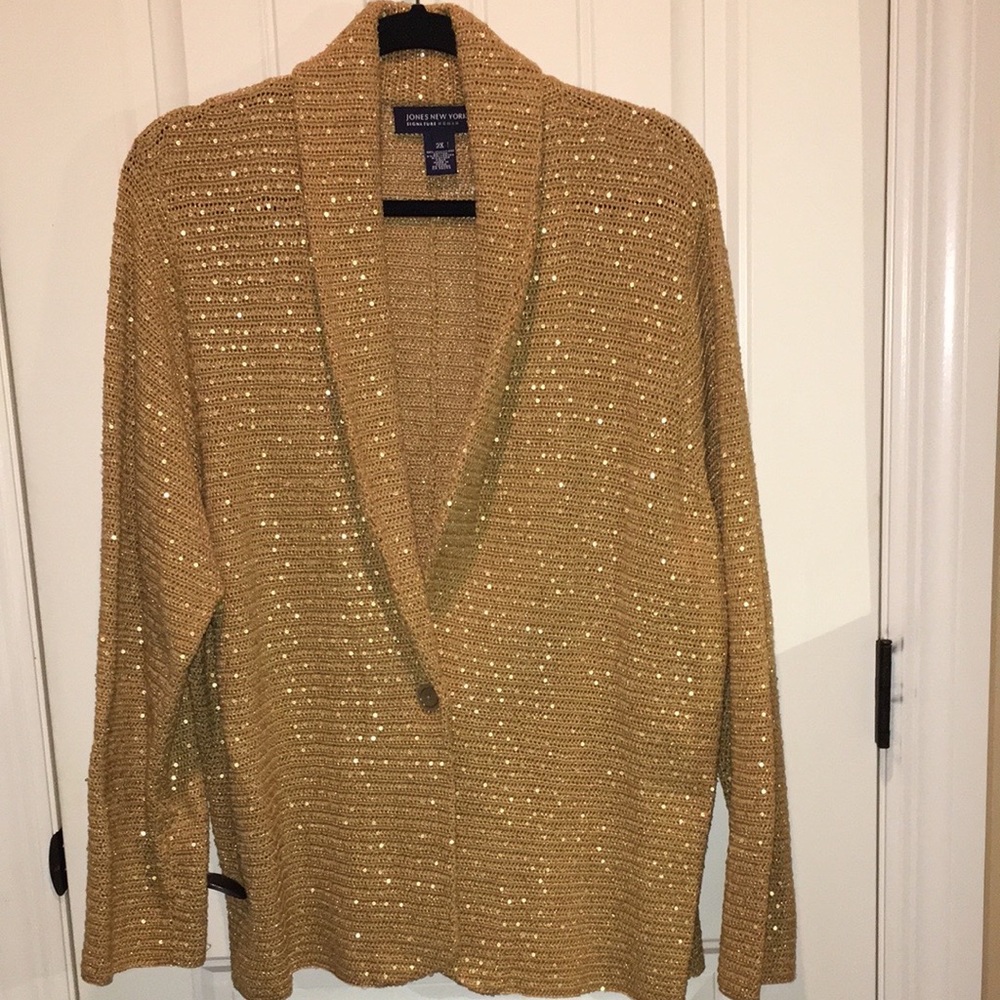 Jones New York Gold Sweater